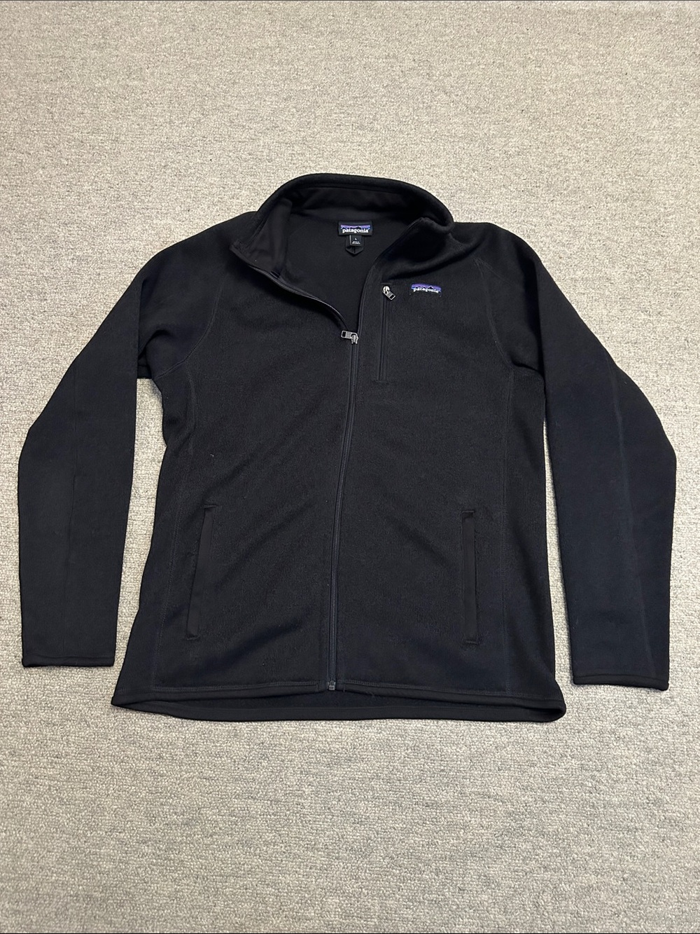 Patagonia Men’s Better Sweater Full Zip Jacket Large Black